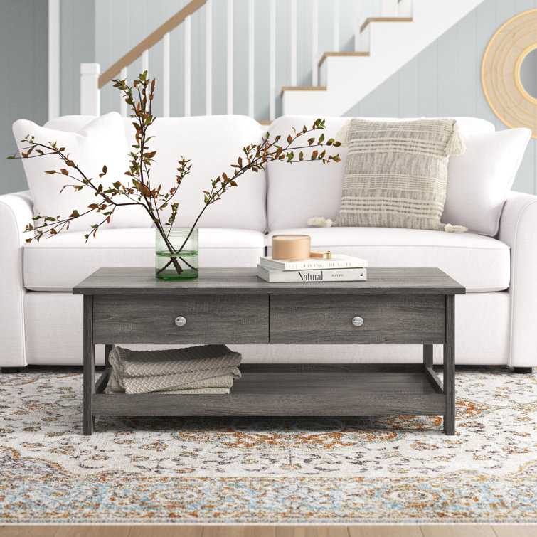 Wayfair gray coffee table hotsell